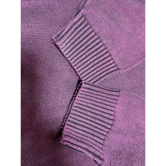 Original Weatherproof Vintage Men’s Sweater Medium Burgundy Quarter Zip - Picture 7 of 11